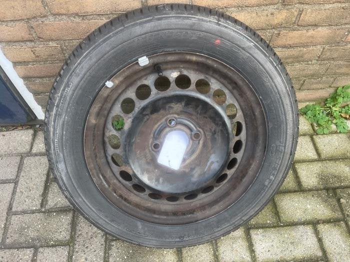 Kit de cric + Roue de secours d'un Opel Corsa, Autos : Pièces & Accessoires, -, Opel, 3 mois de garantie, Utilisé