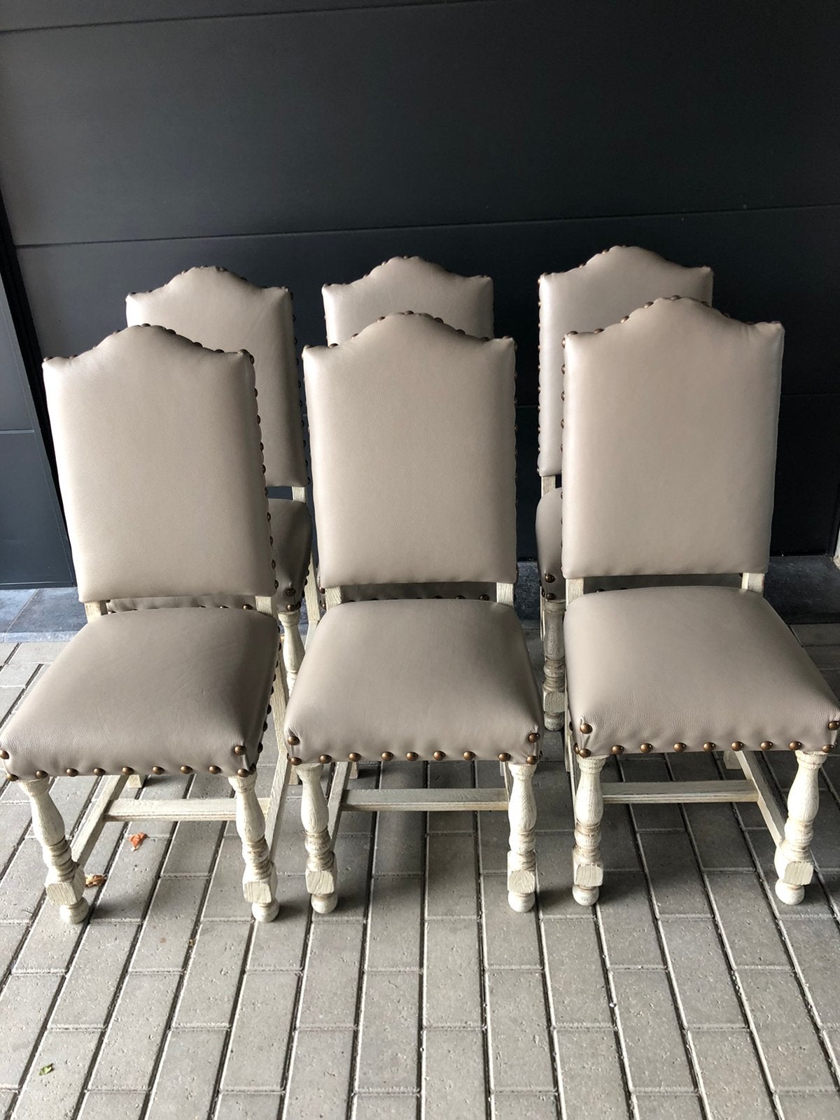 Eiken tafel en 6 stoelen, Huis en Inrichting, Tafels | Eettafels, Ophalen, Zo goed als nieuw