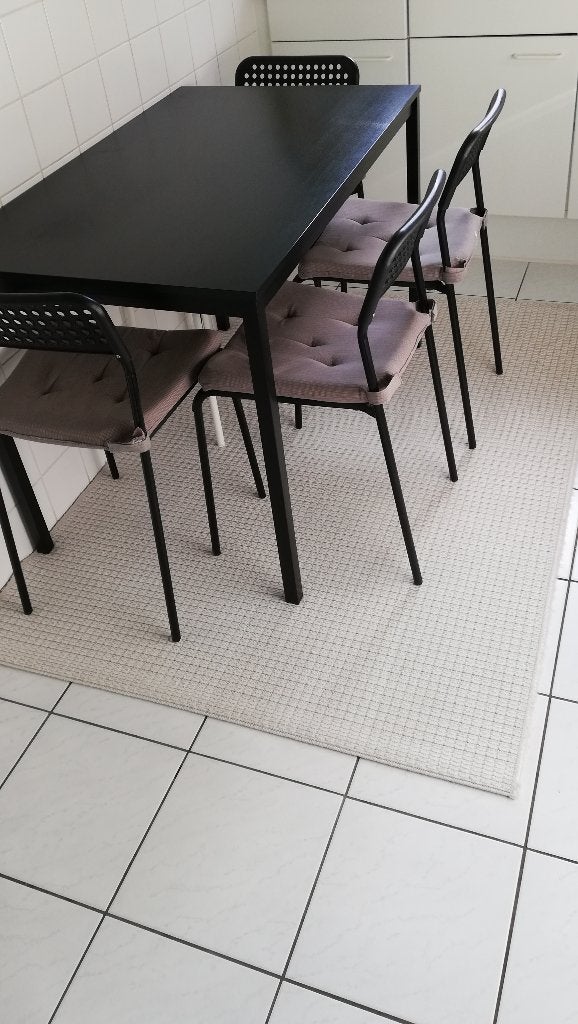 Eettafel, Huis en Inrichting, Tafels | Eettafels, Ophalen, 100 tot 150 cm, 50 tot 100 cm, Vier personen
