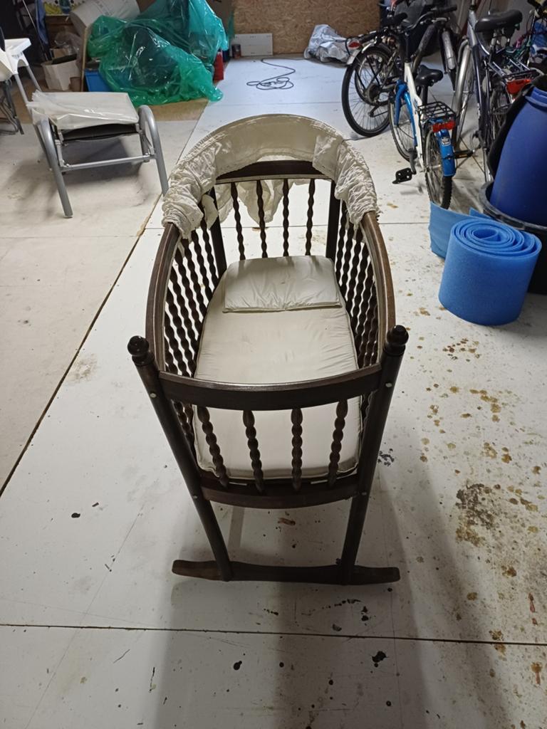 Retro wieg, Kinderen en Baby's, Babywiegjes en Ledikanten, Ophalen