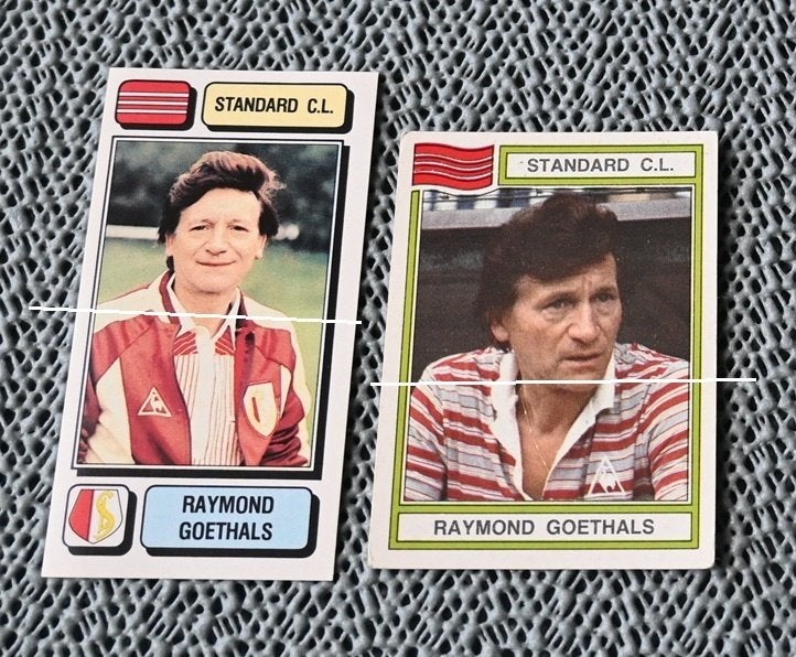 Panini / Football 83 + 84 / Raymond Goethals Standard Luik, Verzenden, Zo goed als nieuw, Poster, Plaatje of Sticker