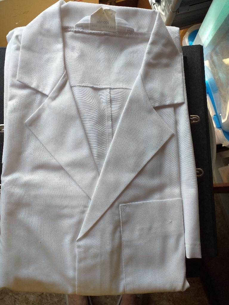 Blouse ou tablier blanc de laboratoire NEUVE longues manches, Articles professionnels, Enlèvement ou Envoi