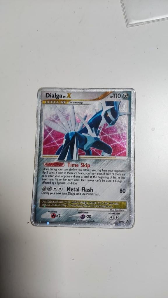 Dialga lvl X - pokemon kaart, Ophalen, Gebruikt, Losse kaart