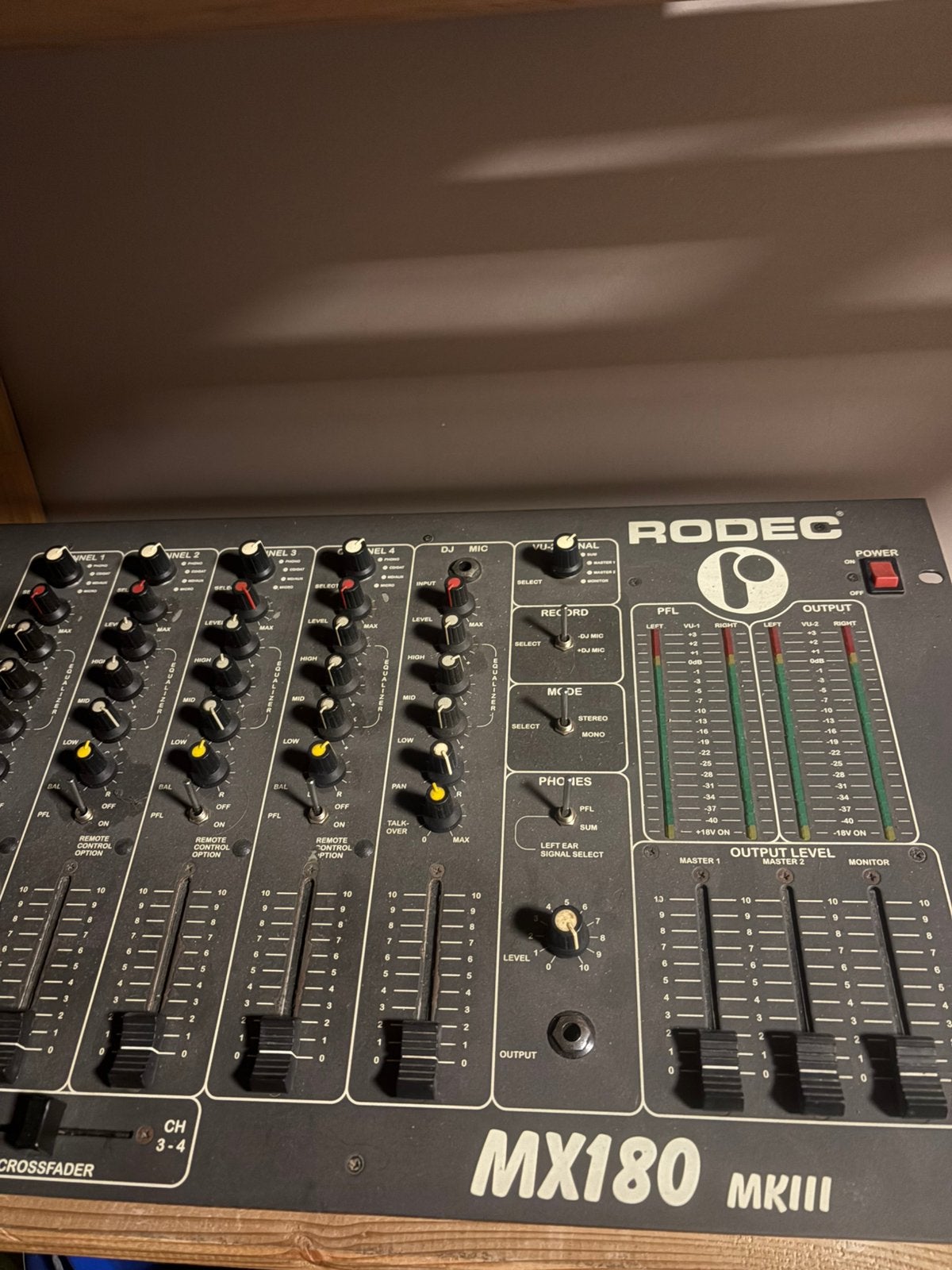 Mengpaneel rodec MX 180, Muziek en Instrumenten, Ophalen, Gebruikt