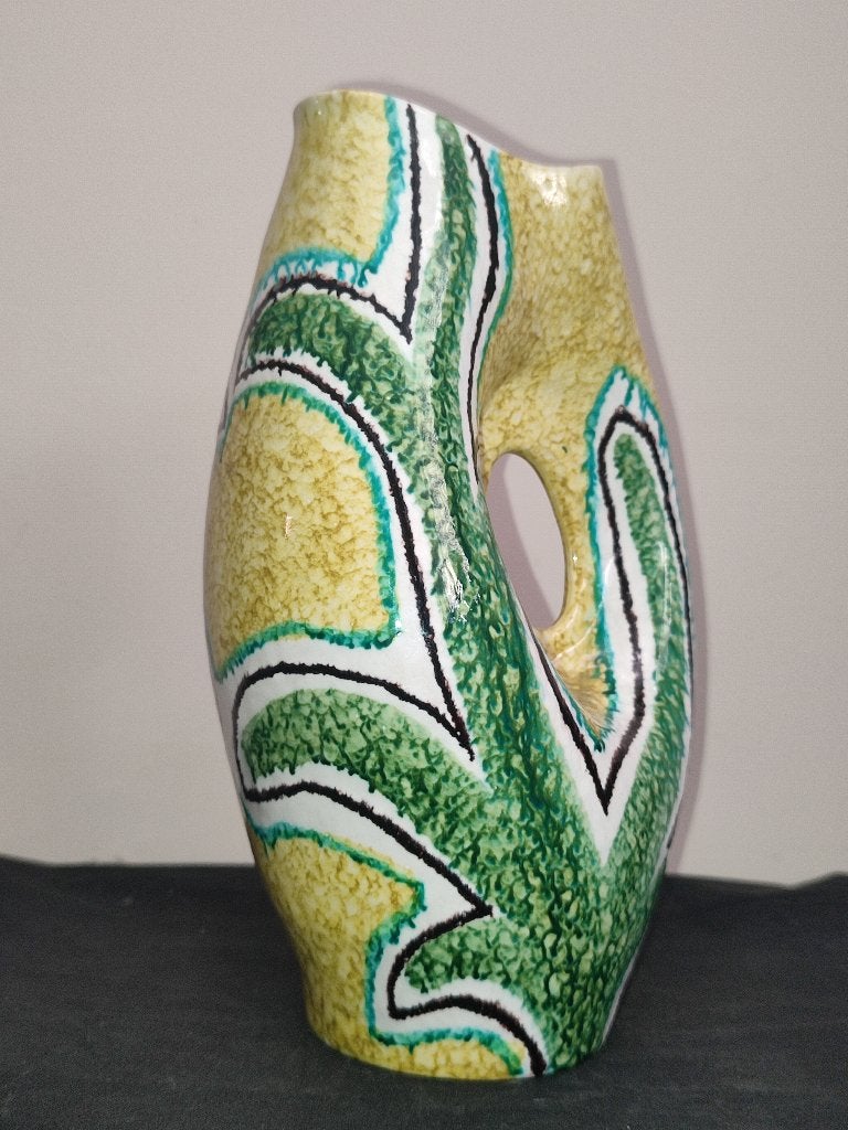 Alvino Bagni - Italy - mid Century vase, Antiek en Kunst, Antiek | Keramiek en Aardewerk, Ophalen of Verzenden