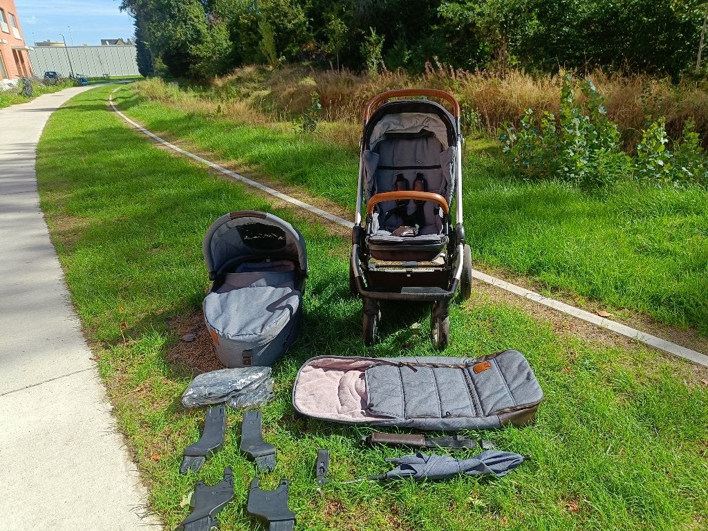 buggy Mutsy Evo 3 in 1 en toebehoren, Enlèvement, Utilisé, Poussette combi, Mutsy