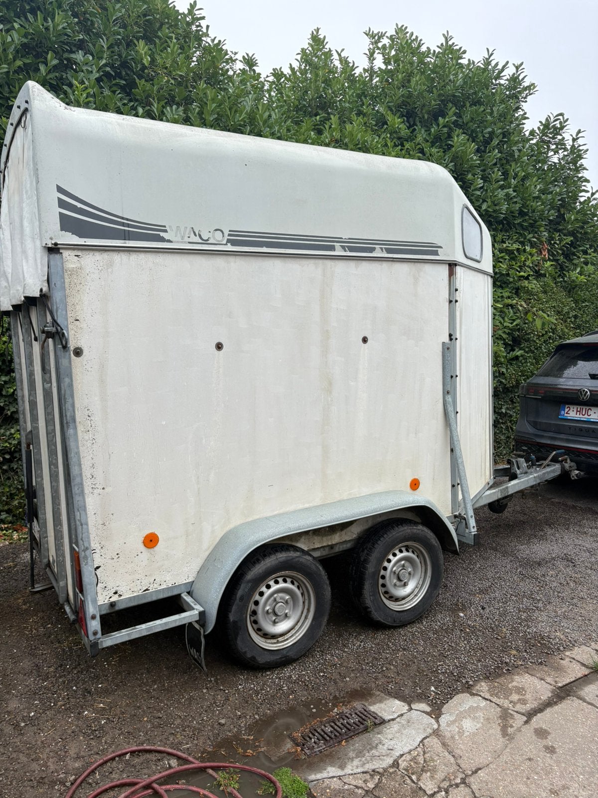 Paardentrailer 1,5 paard, Dieren en Toebehoren, Paarden en Pony's | Trailers en Aanhangwagens, Ophalen, Gebruikt, 1½-paards trailer