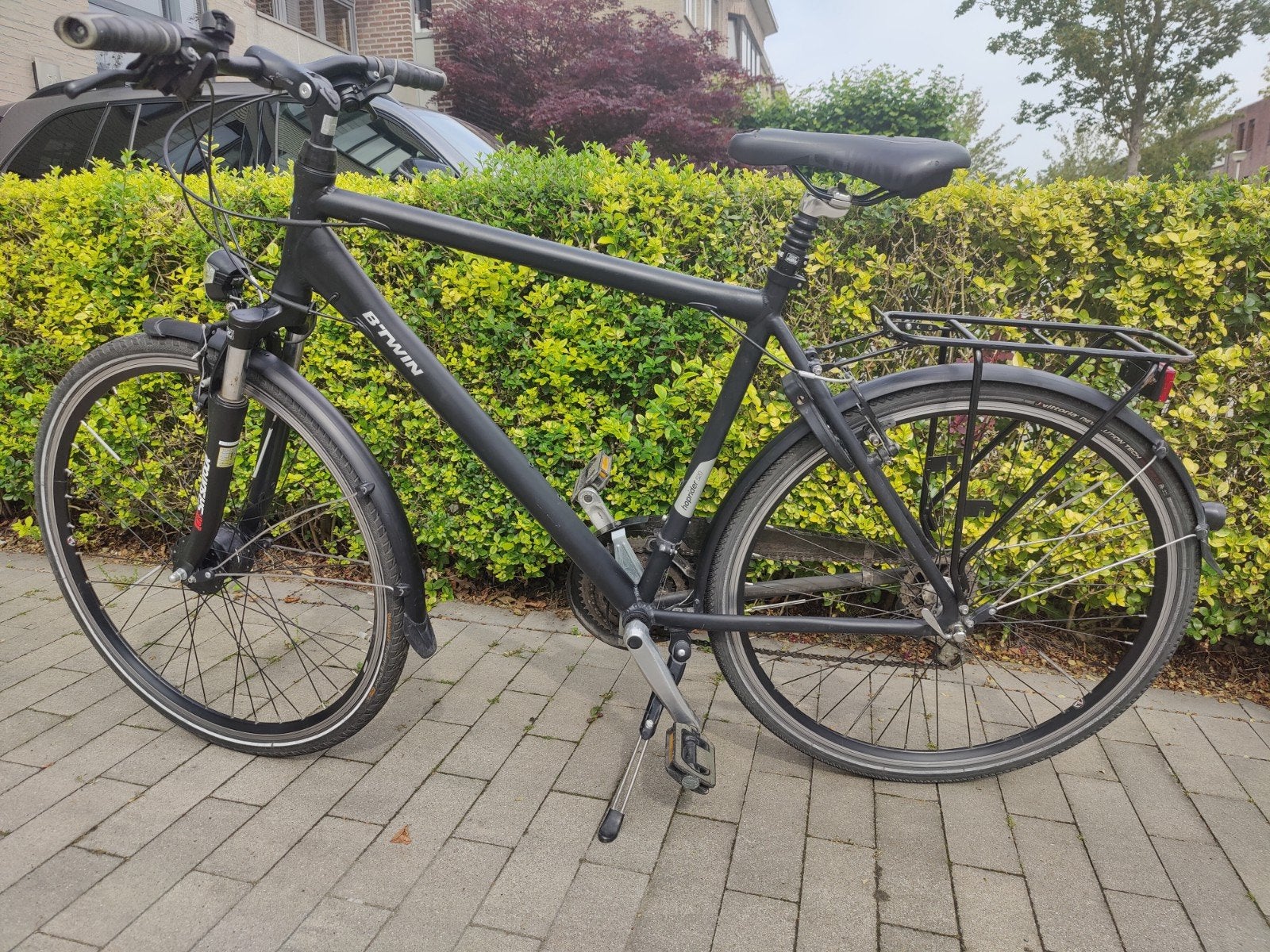 Btwin herenfiets, Ophalen