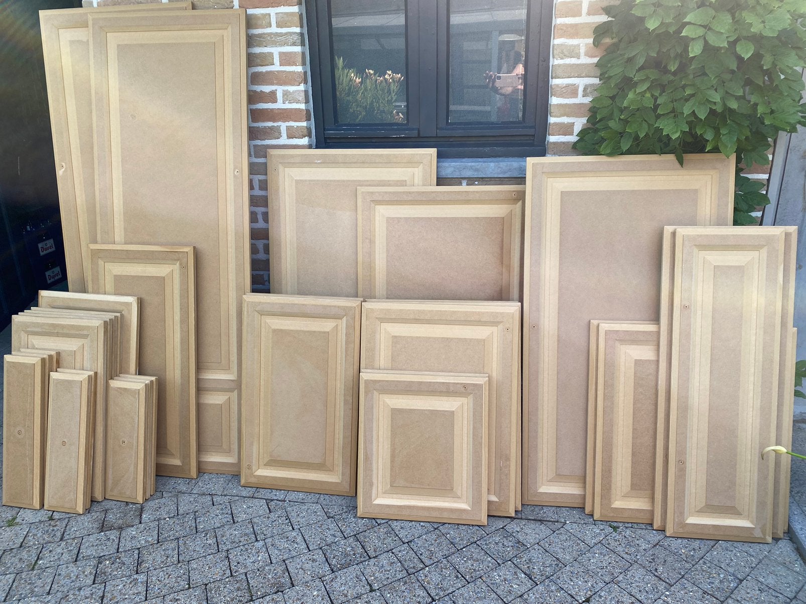 Keukendeuren (fronten) MDF overschilderbaar, Ophalen, Zo goed als nieuw