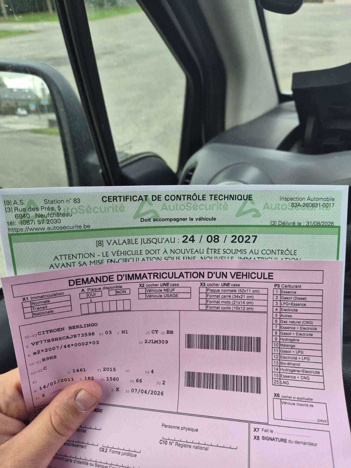utilitaire  3 places pret a immatriculé, Bedrijf, Diesel, Te koop