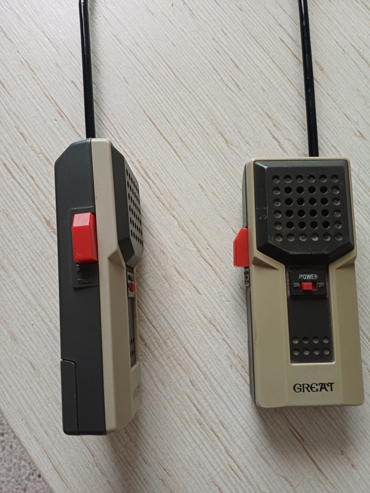 Te koop 2 oude walkie talkies, Ophalen, Gebruikt, Portofoon of Walkie-talkie