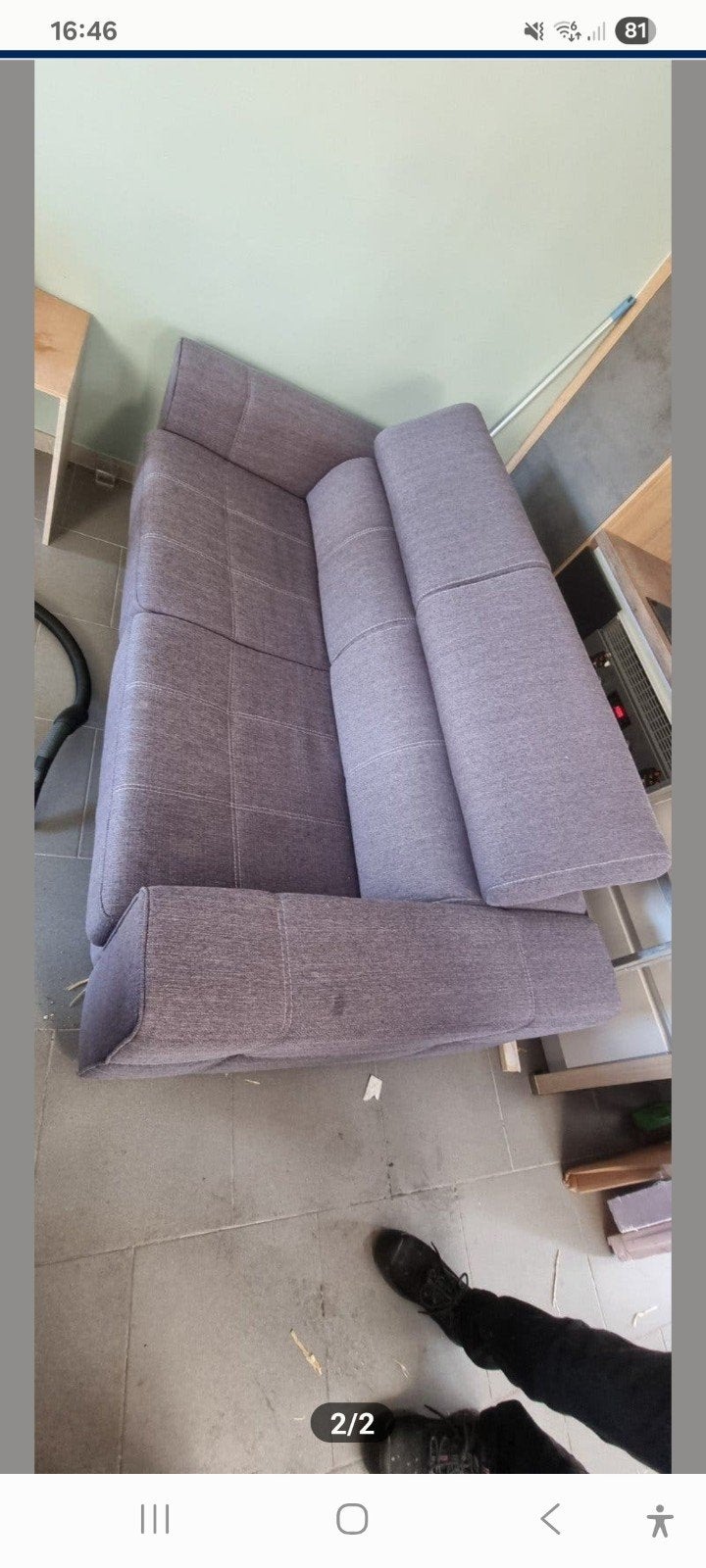 Zetelbed 220cm op 100cm, Huis en Inrichting, Slaapkamer | Slaapbanken, Ophalen