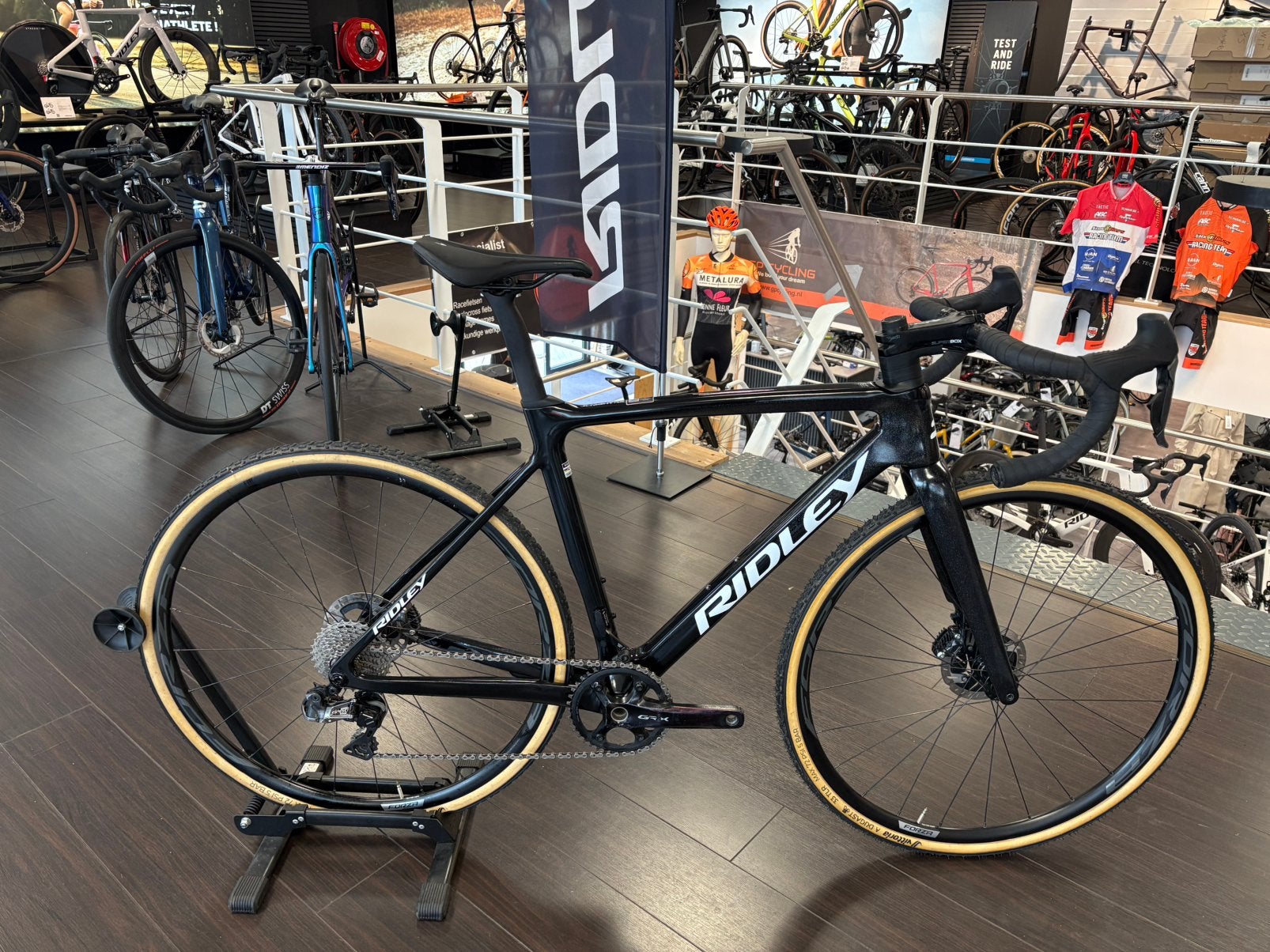 Ridley X-night RS cyclocross, S, GRX di2 11, topstaat, Ophalen, Carbon, 49 tot 53 cm, Zo goed als nieuw