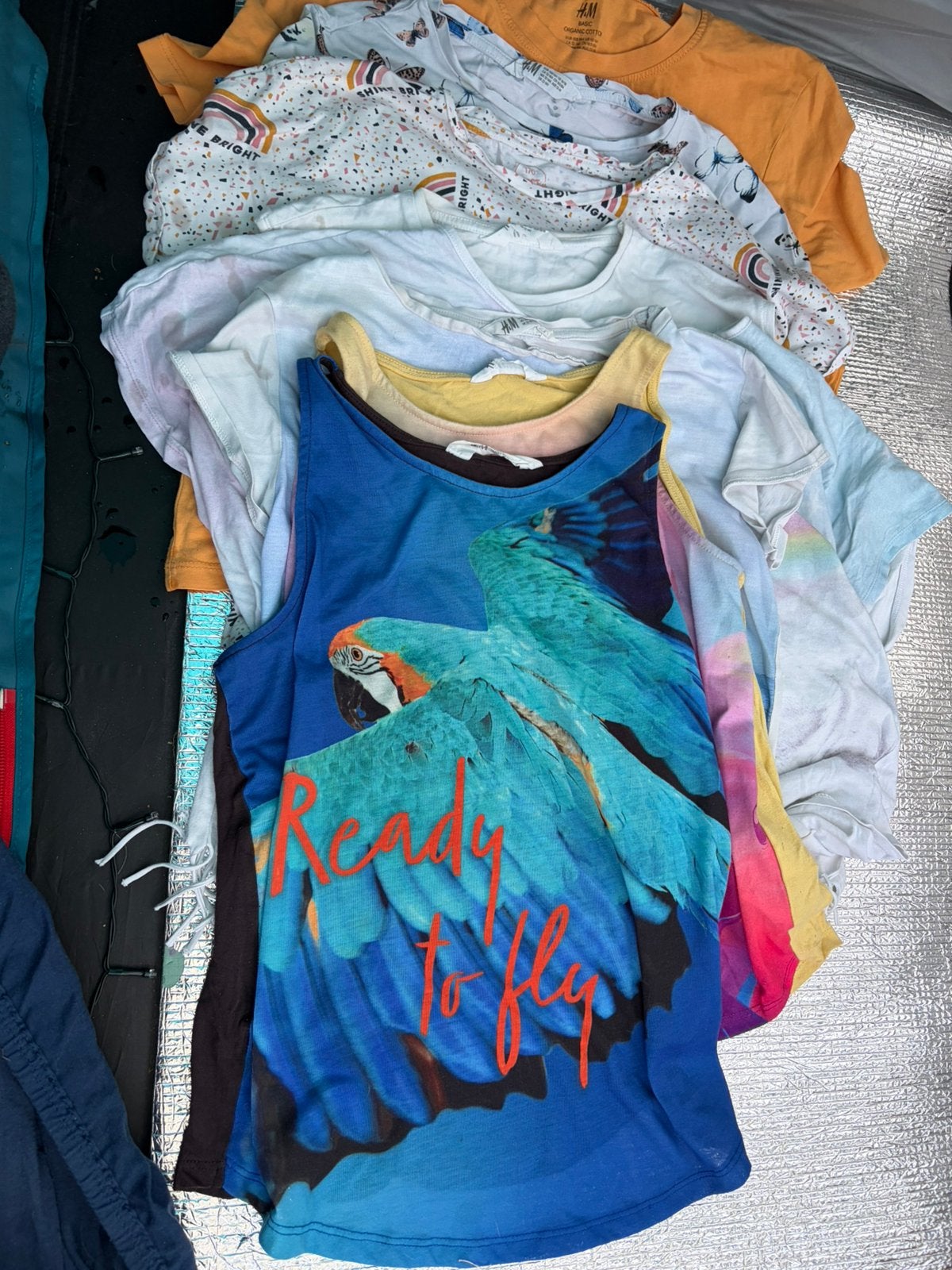 8 H&M tshirts voor €5 (12-14 jaar meisjes), Kleding | Dames, Dames-kledingpakketten, Ophalen, Gedragen