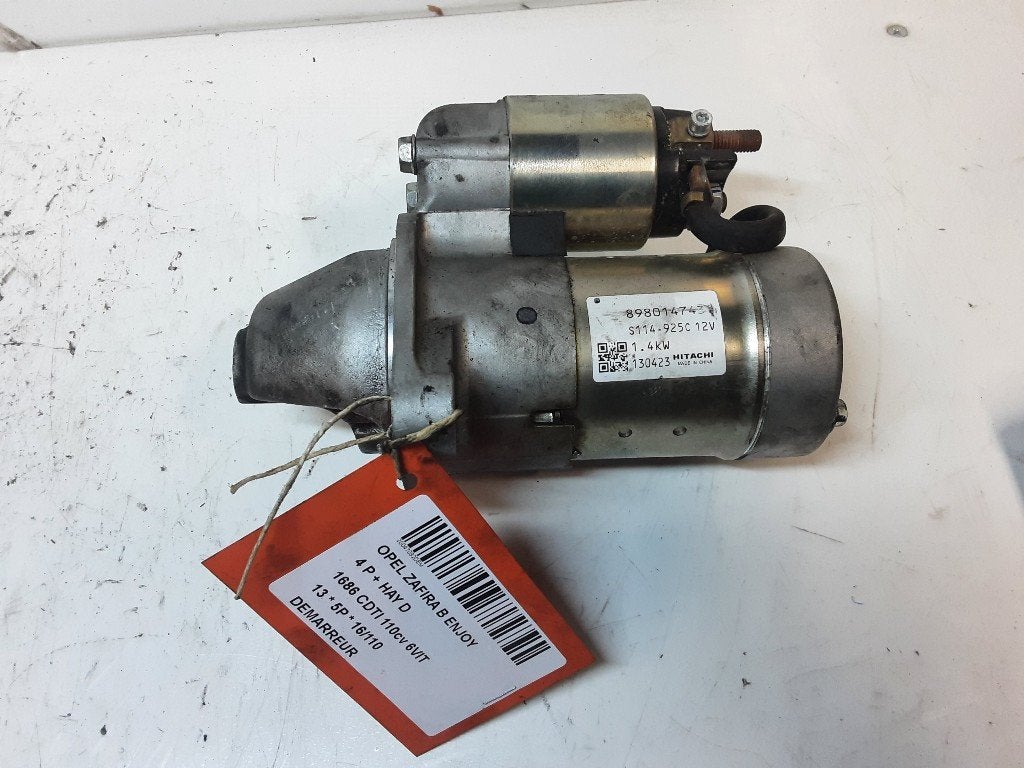STARTMOTOR Opel Zafira (M75) (8980147432S114925C), Gebruikt, Opel, Opel Automobile GmbH, Kontakt-opel@opel.com