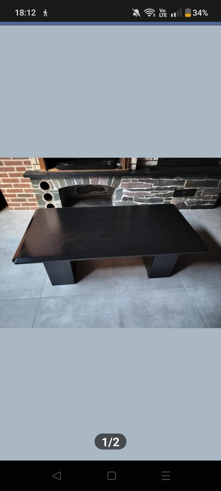 Salontafel, nieuw, 30 euro, 1m40 op 60 cm, Ophalen