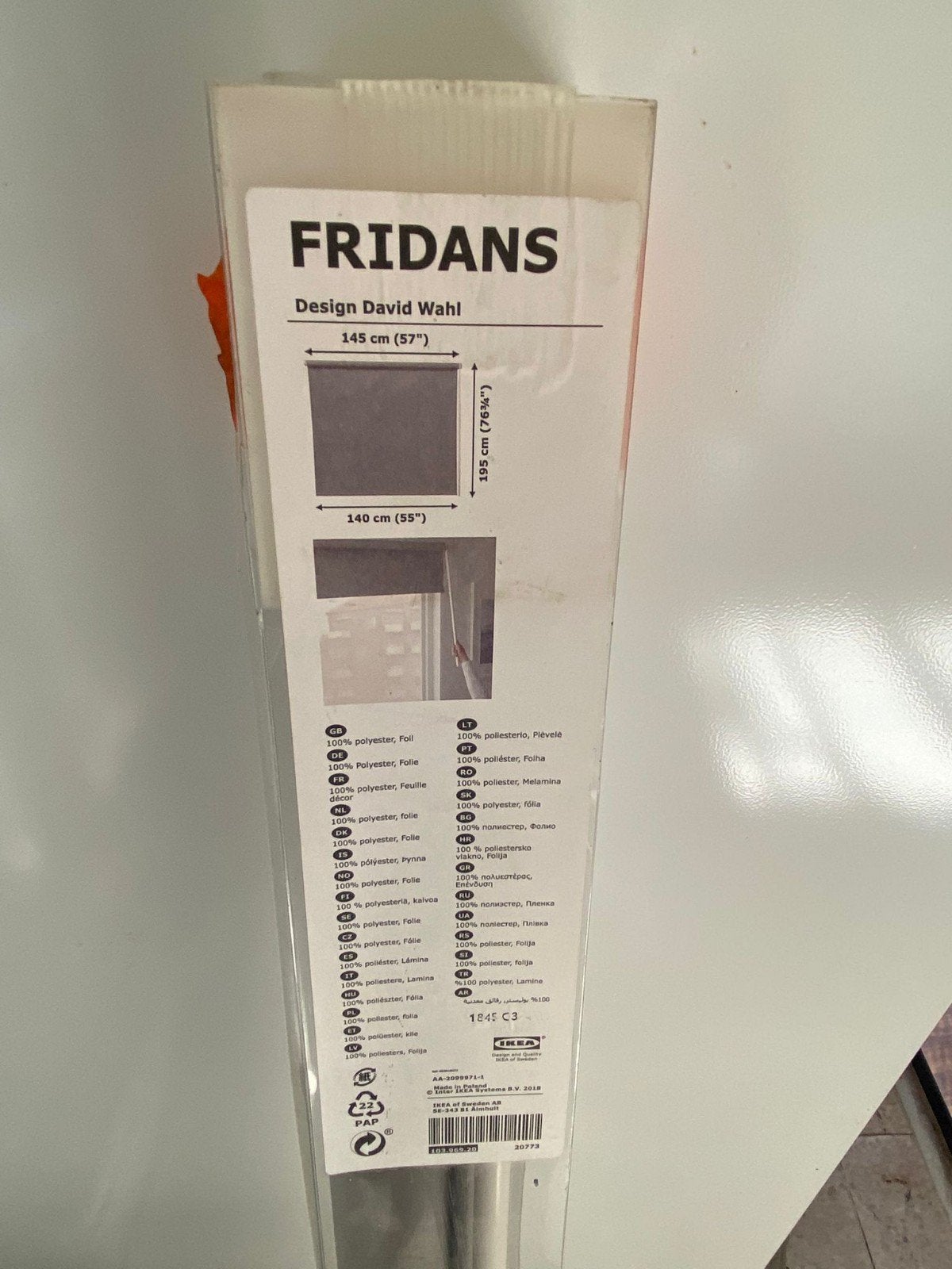 Rolgordijn ikea, Ophalen, Grijs