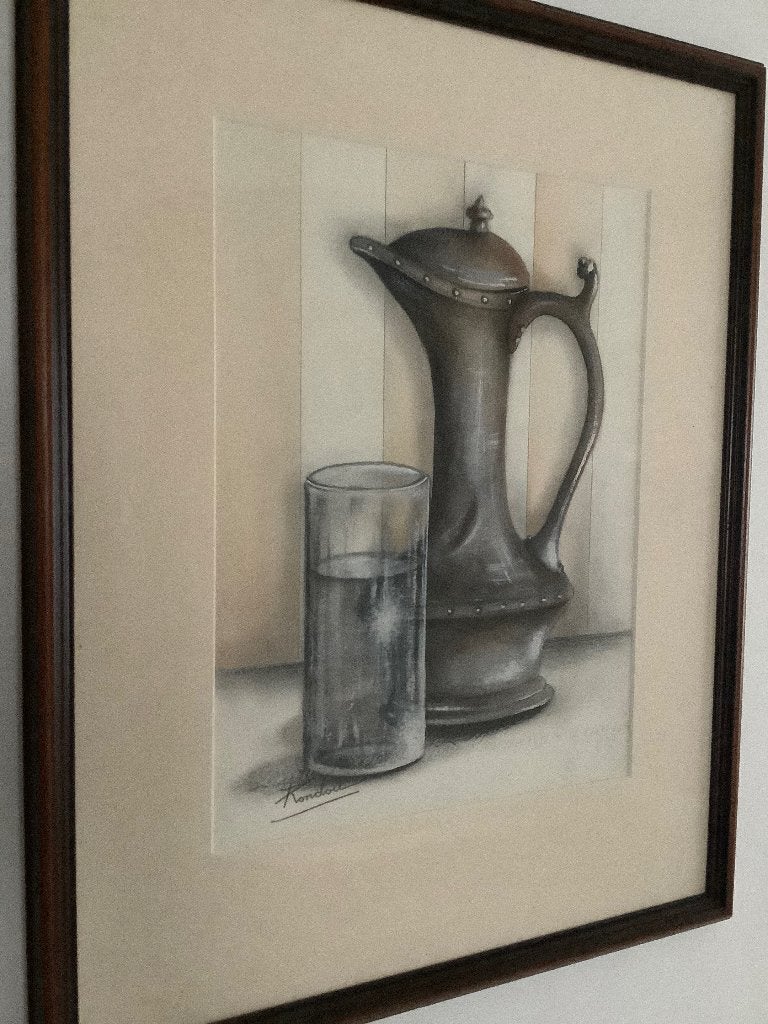 Stil leven, Antiek en Kunst, Overige technieken, Stilleven, Ophalen of Verzenden, Gesigneerd