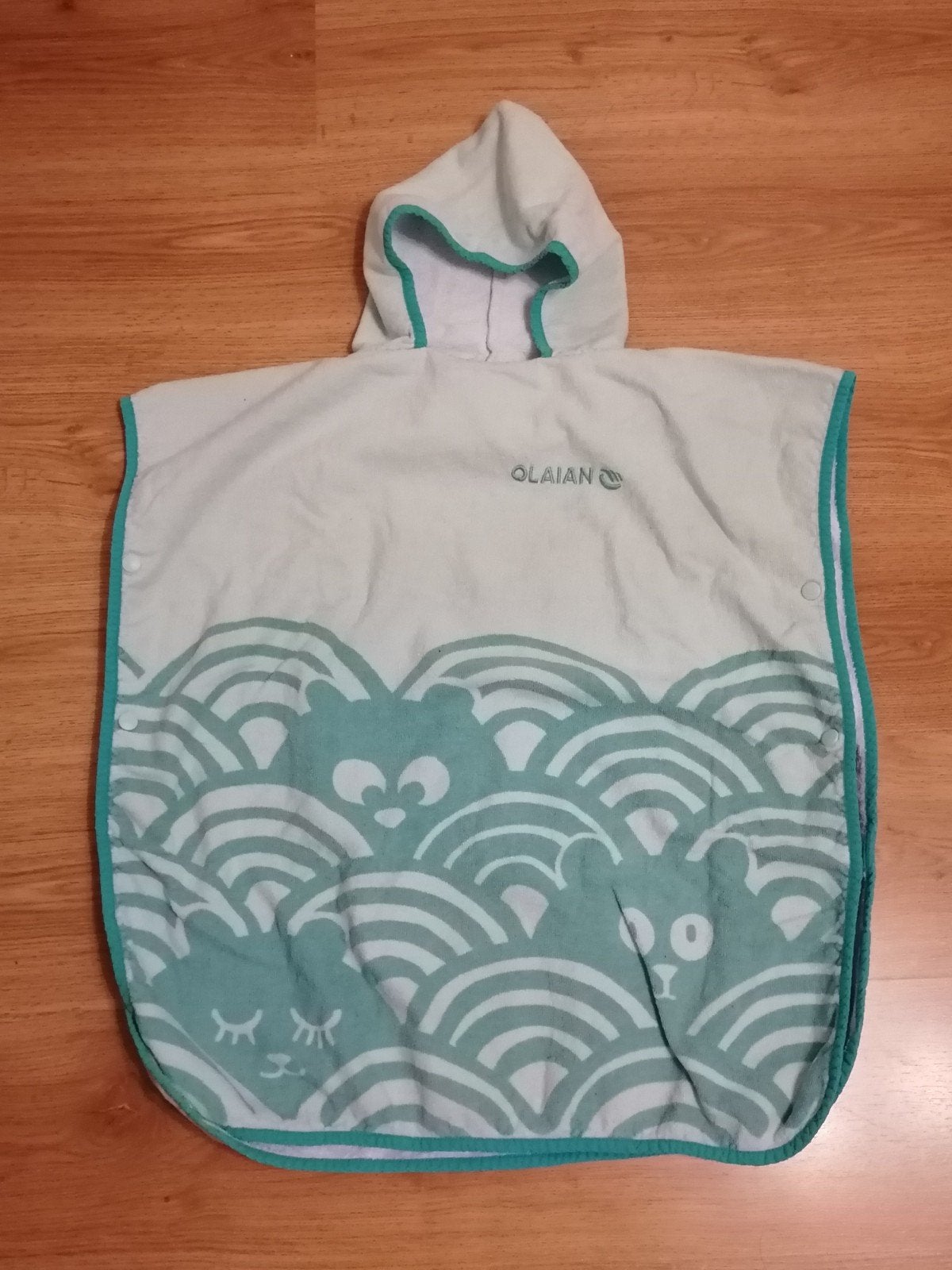 Serviette à capuche, Enlèvement