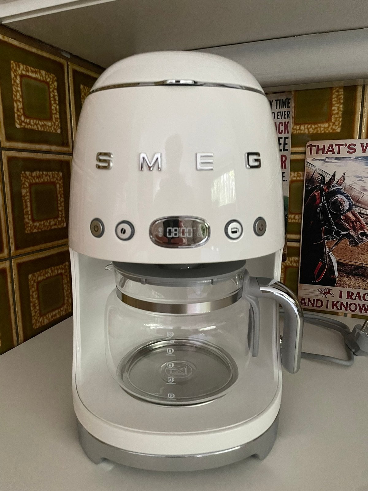 Koffie zet smeg, Elektronische apparatuur, Koffiezetapparaten, Ophalen, Zo goed als nieuw