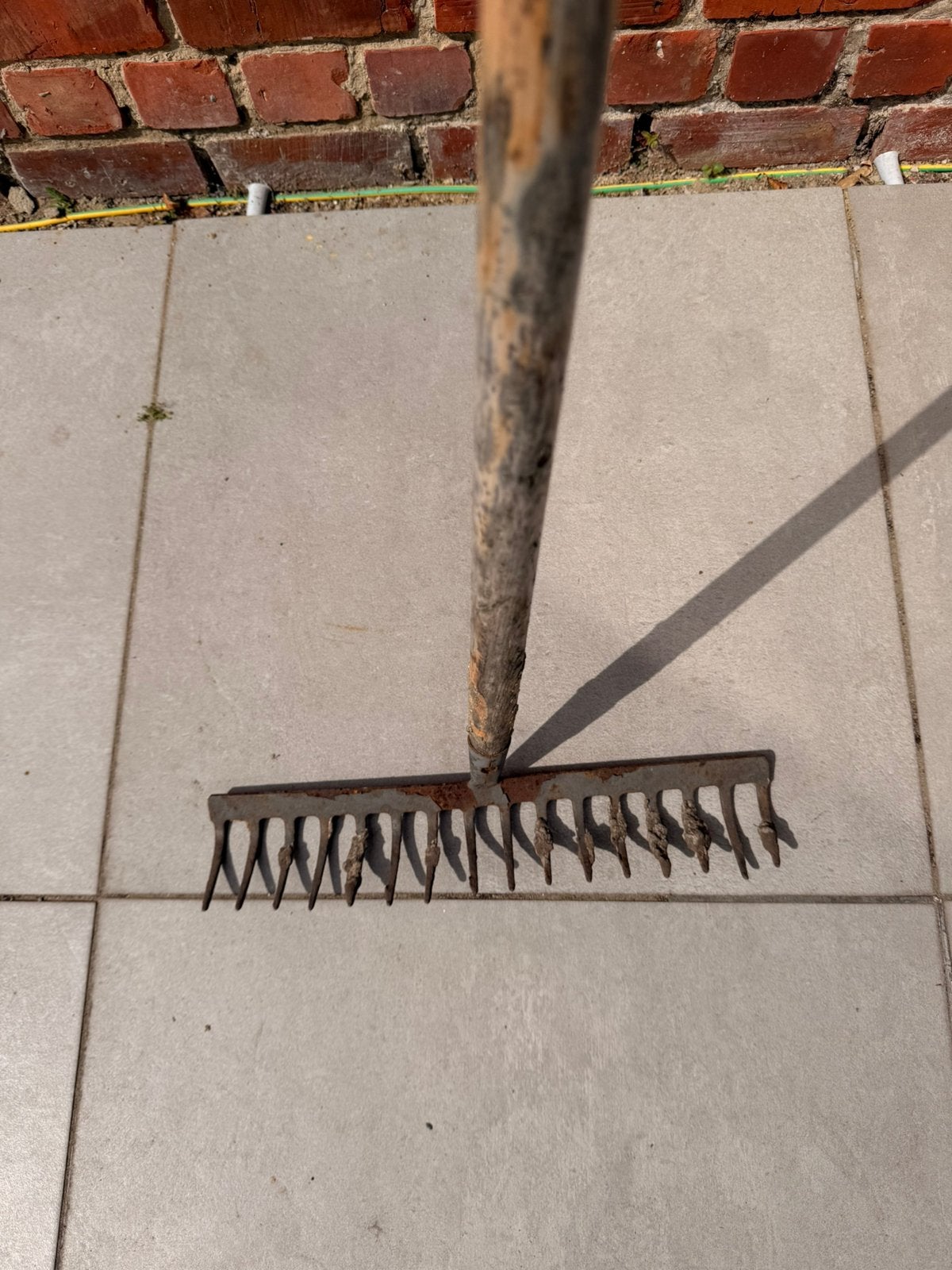 Hark, Tuin en Terras, Hand-tuingereedschap, Ophalen of Verzenden, Gebruikt, Hark