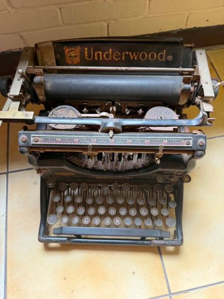 Underwood typmachine, Ophalen