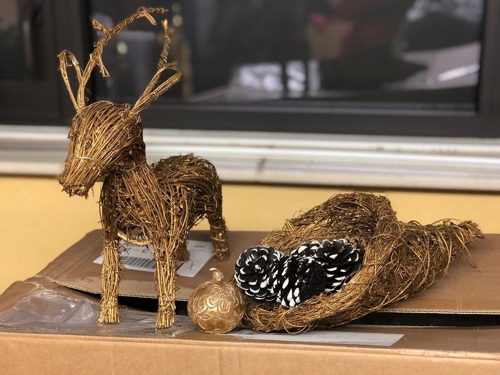 Kerst decoratie, Ophalen of Verzenden, Zo goed als nieuw