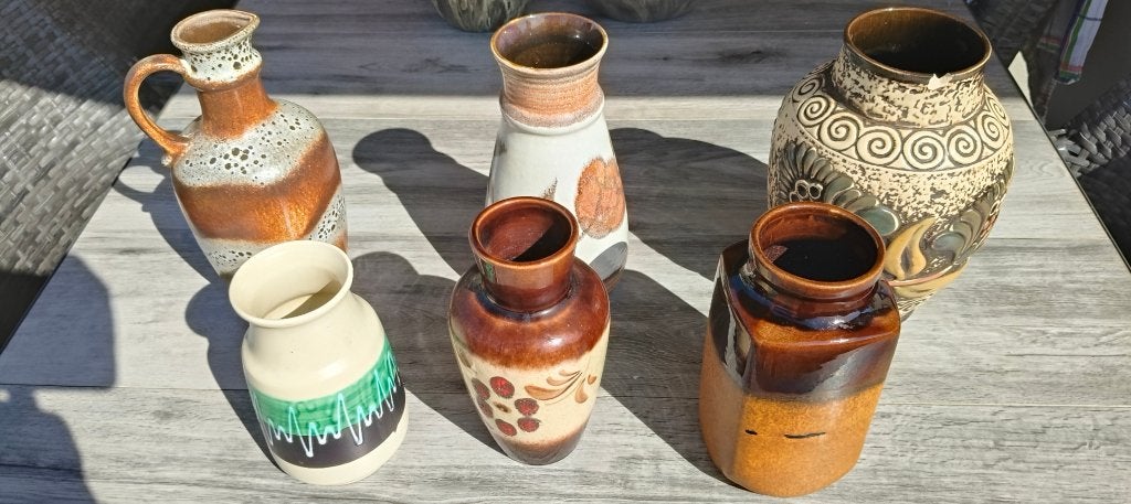 6 vazen W Germany, Ophalen