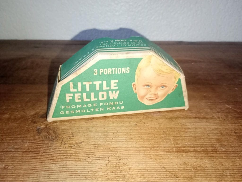 Ancienne boite de fromage Little Fellow vide, Enlèvement ou Envoi, Utilisé, Emballage