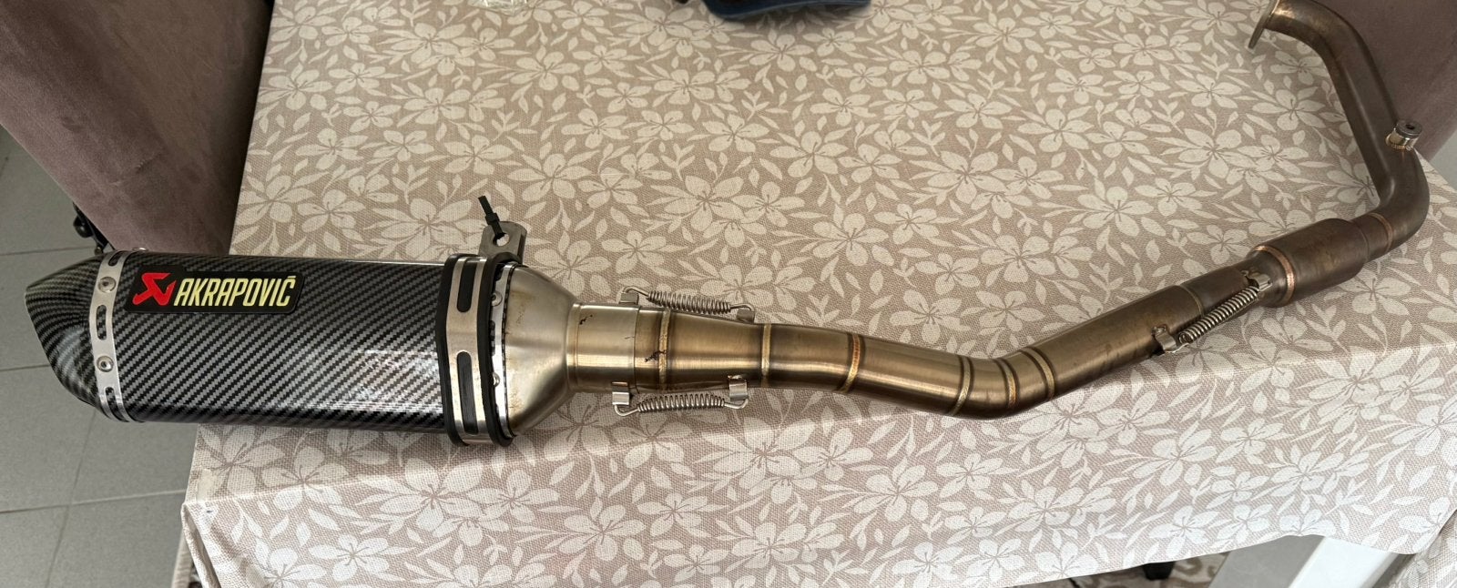 Échappement 125 cm avec seulement une sonde, Motoren, Accessoires | Overige, Ophalen, Zo goed als nieuw