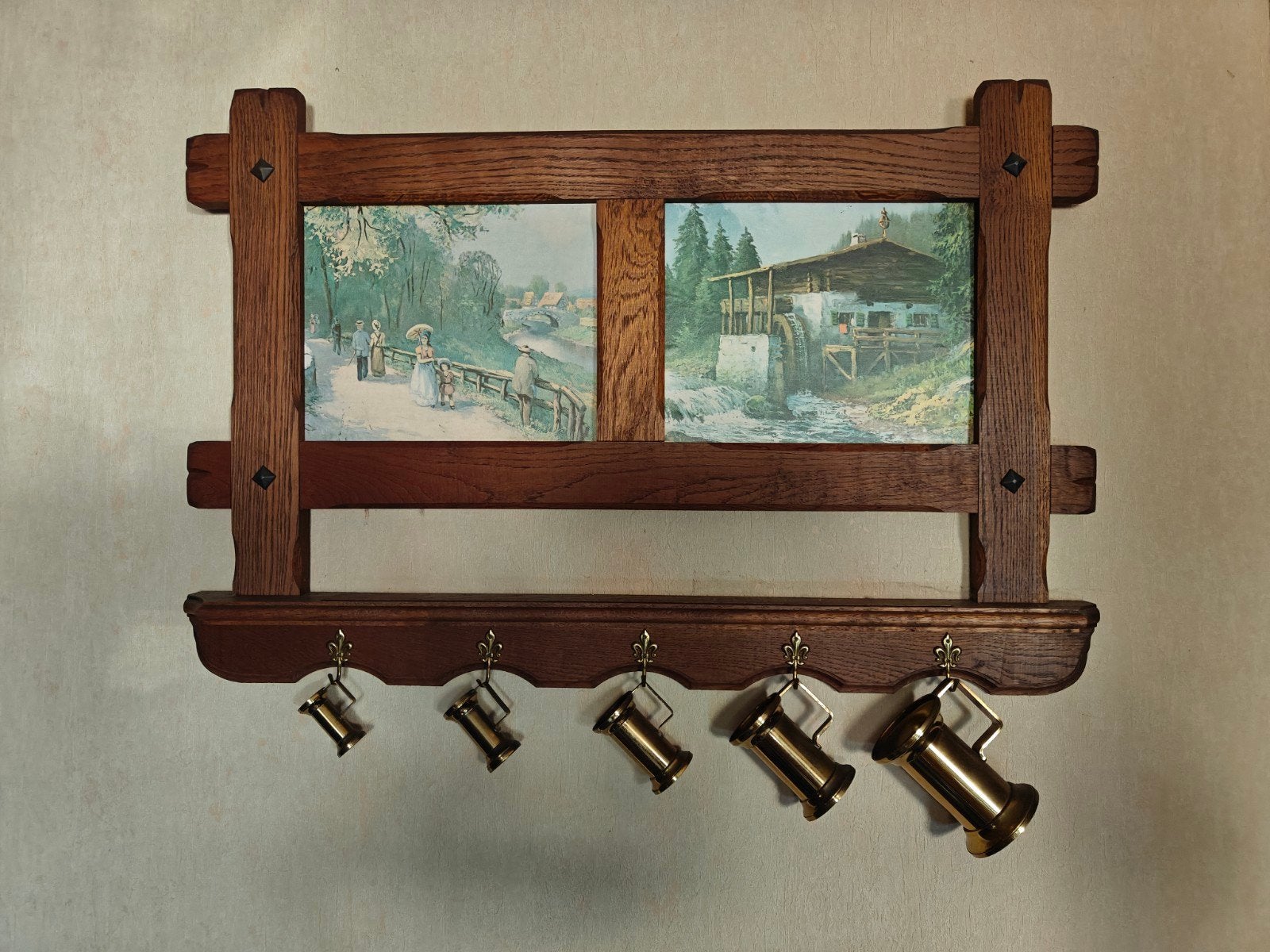 Wandkapstok met maten, Huis en Inrichting, Woonaccessoires | Kapstokken, Ophalen, Wandkapstok