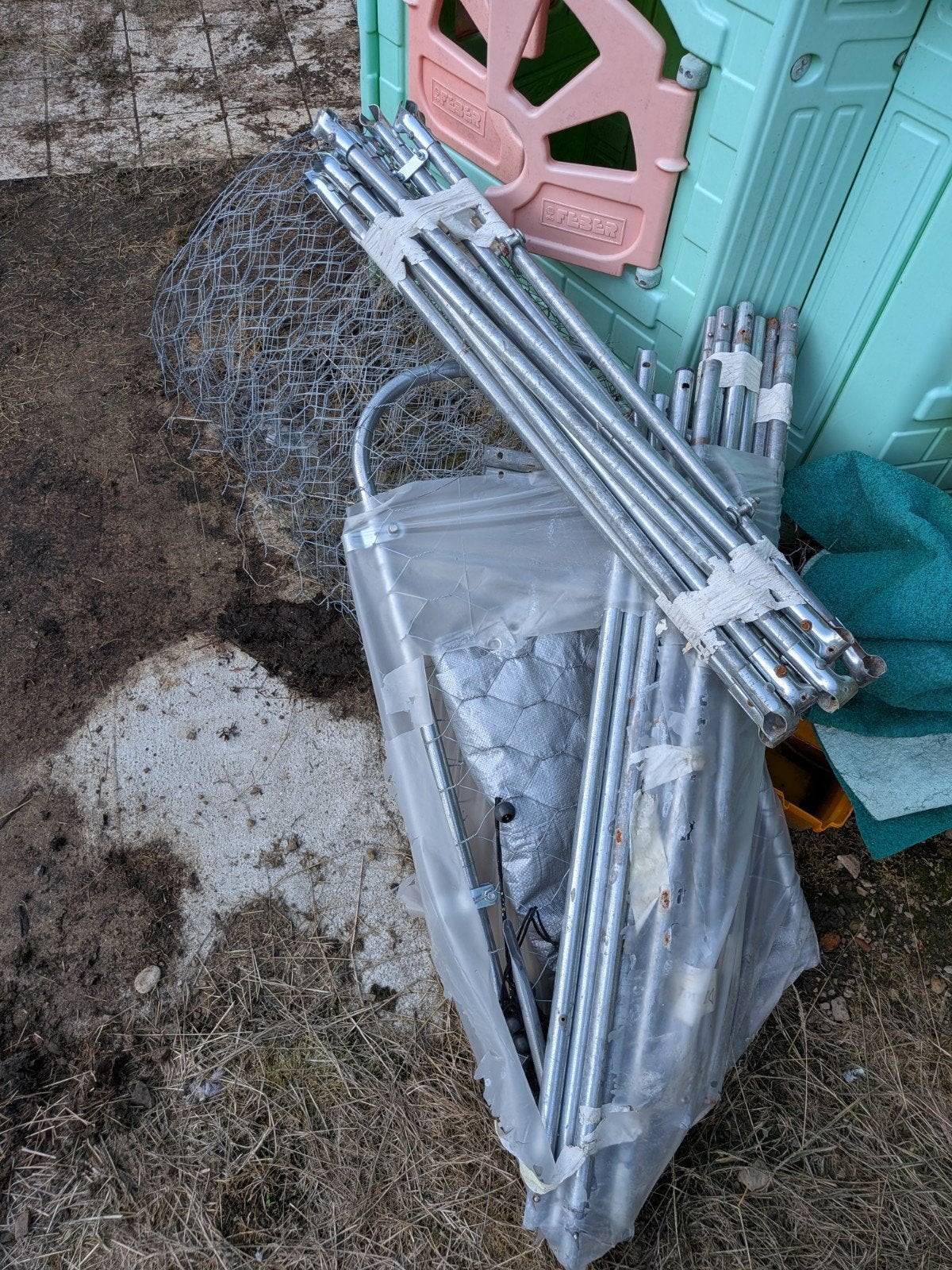 chenil, Tuin en Terras, Ophalen, Zo goed als nieuw, Aluminium, Gaashekwerk
