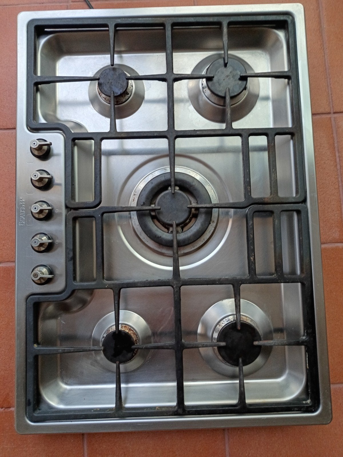 Smeg 5 Pits gazfuego, Electroménager, Tables de cuisson, Enlèvement, Gaz