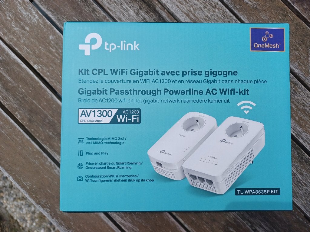 TP-Link TL-WPA8635P KIT- AV1300 - Powerline adapter, Ophalen, Zo goed als nieuw, TP link