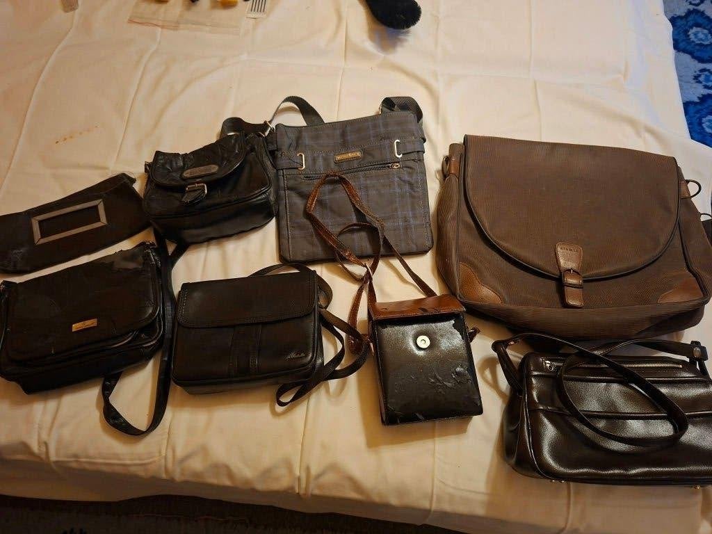 lot handtassen, Bijoux, Sacs & Beauté, Enlèvement, Utilisé, Jaune, Sac à main