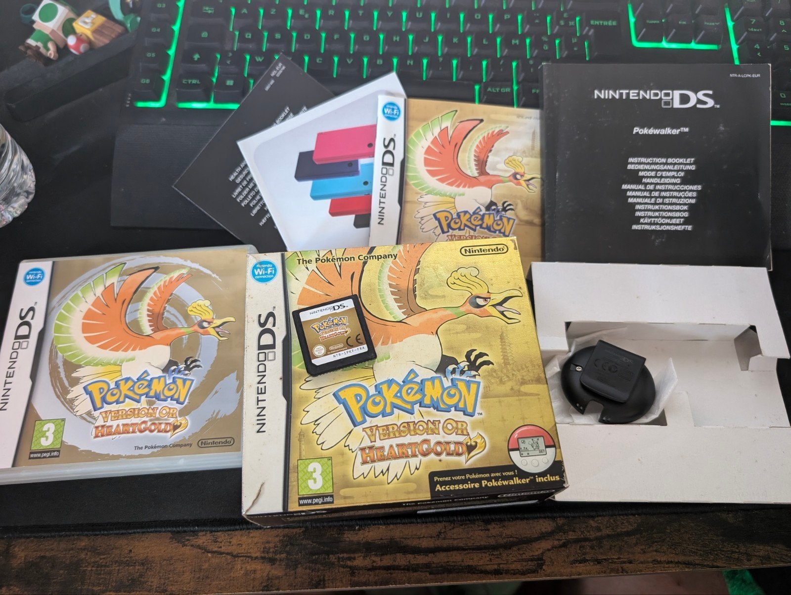 Pokémon version Or Heartgold coffret collector Nintendo DS, Avontuur en Actie, Gebruikt, Ophalen of Verzenden, Gekoppelde computers