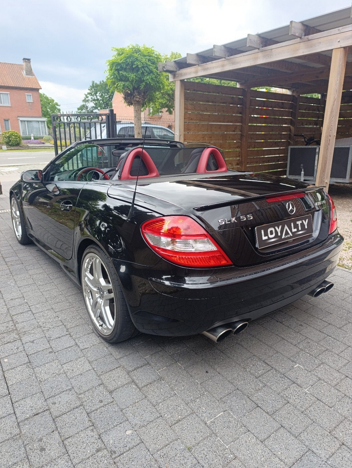 Mercedes SLK | Automaat | Designo Edition | AMG LOOk, Auto's, Mercedes-Benz, Automaat, Sound system, Cabriolet, Zwart