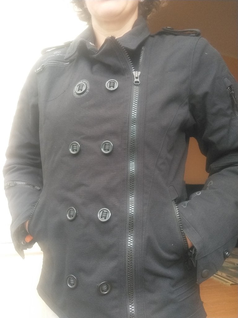 Veste moto femme, Motos, Femmes, Enlèvement, Voir photo, Manteau | tissu