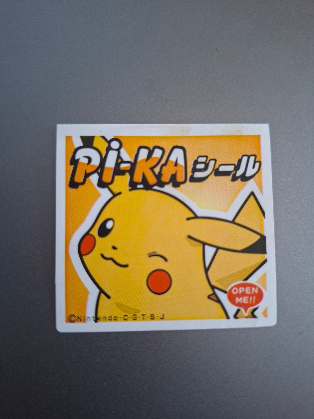 Sticker voor Pikachu en Meowth/Meowth Pokémon Pikachu en Meo, Verzamelen, Ophalen of Verzenden