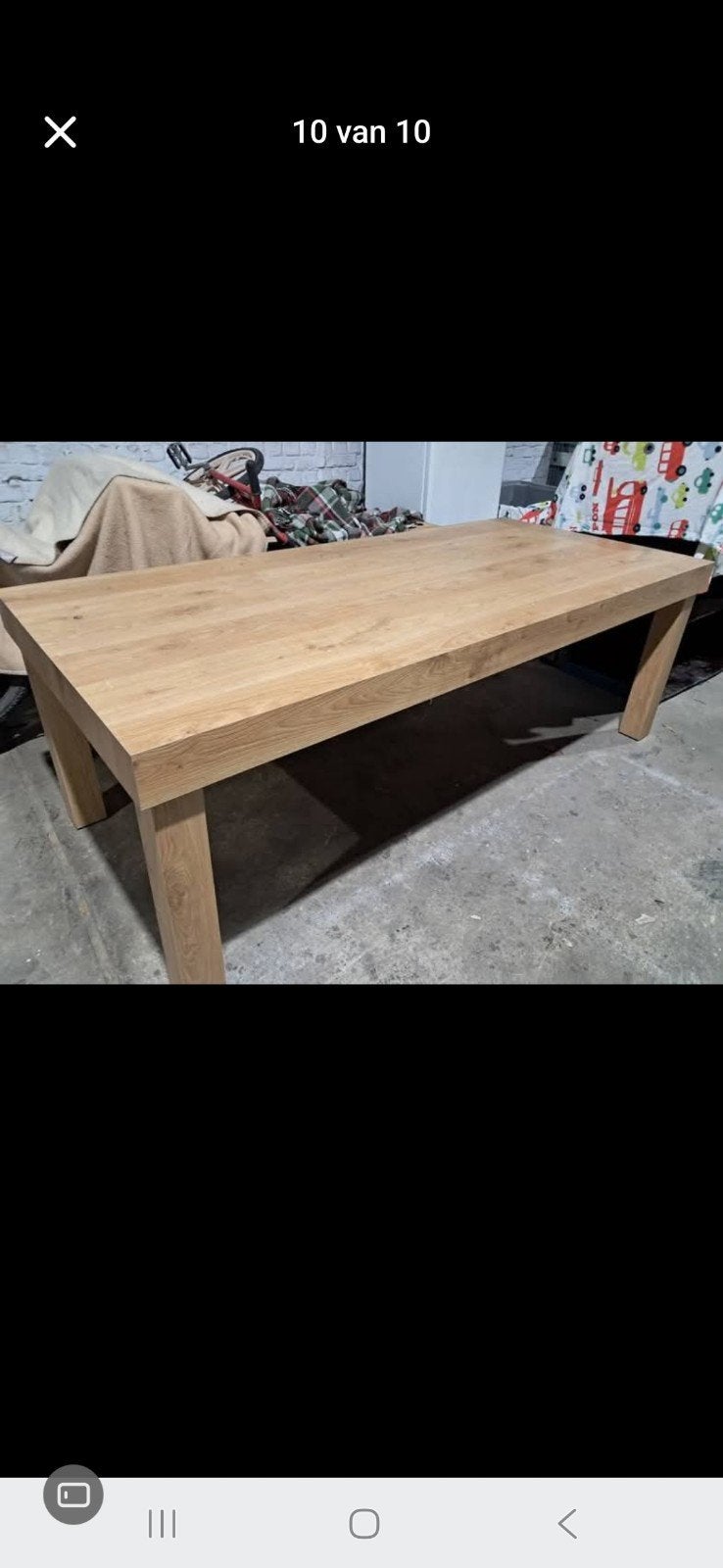 Nieuwe tafel 240x100cm, Huis en Inrichting, Ophalen