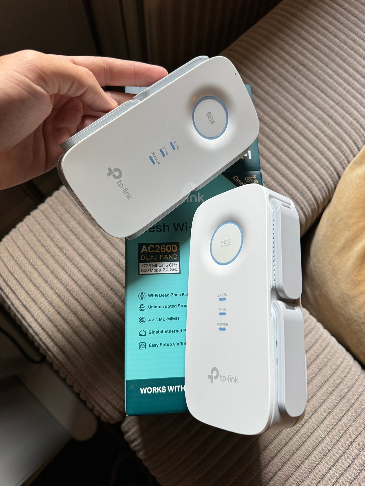 TP-Link Mesh AC2600 Dual Band Wifi Extender x2, Enlèvement ou Envoi, Comme neuf