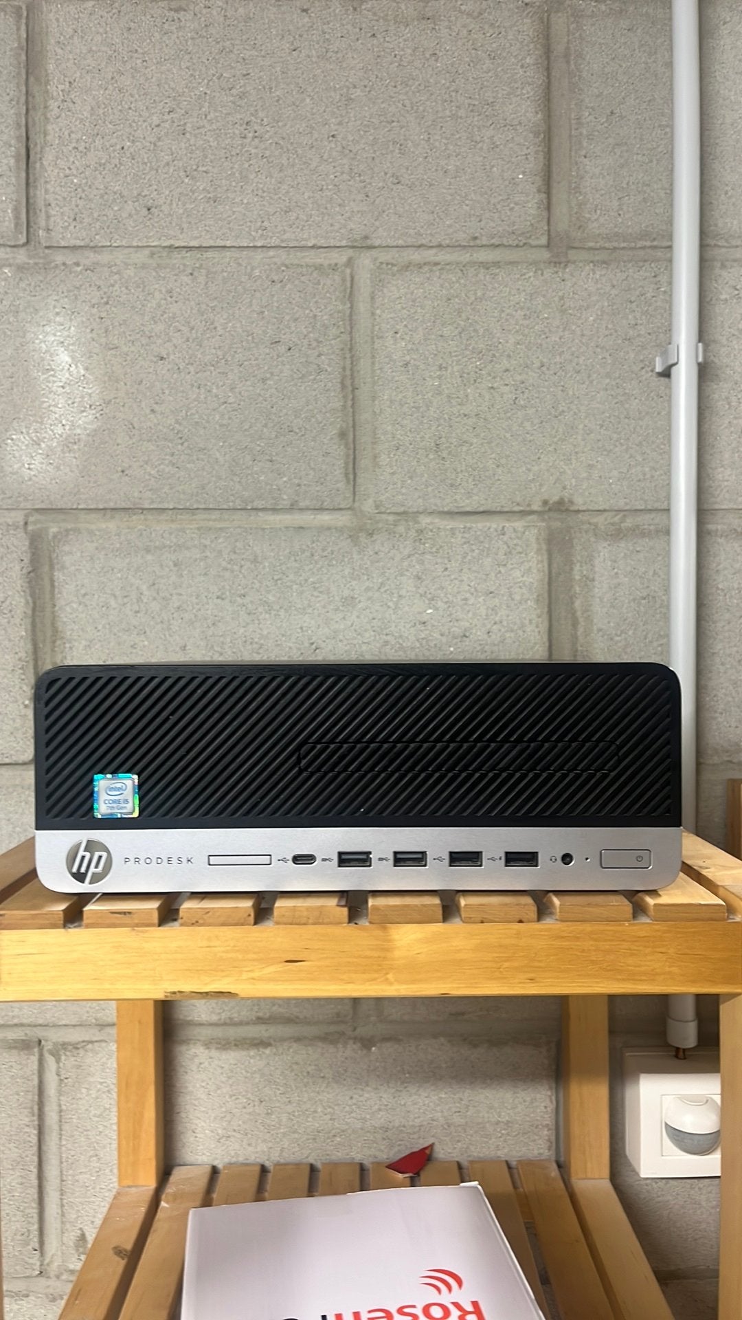 HP ProDesk 600 G3 SFF, zilver, Enlèvement ou Envoi, Utilisé, 8 GB