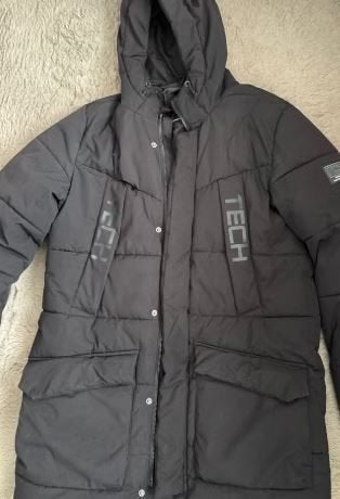 winterjas  140 zwart nieuwstaat, Kinderen en Baby's, Nyc brooklyn, Jongen of Meisje, Ophalen of Verzenden, Zo goed als nieuw