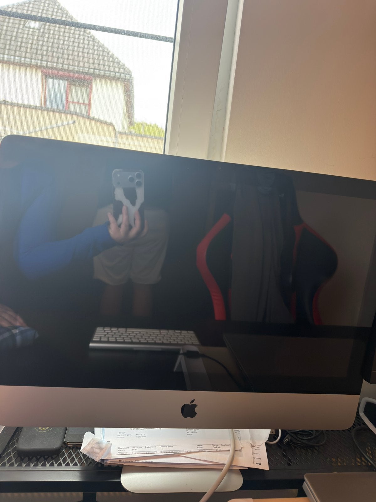 Imac + gloednieuw toetsenbord apple, Ophalen, Zo goed als nieuw