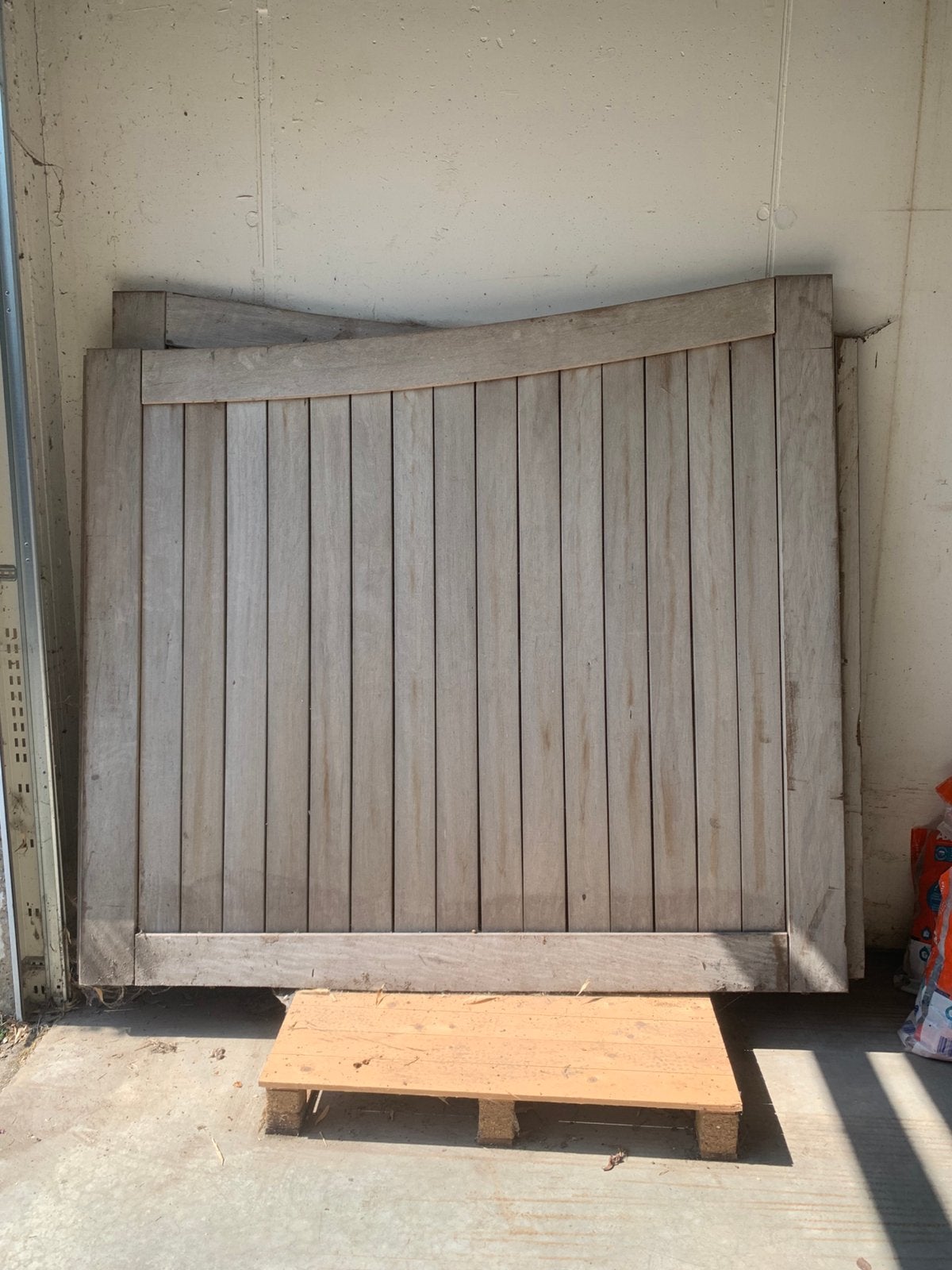 Portes de jardin, Portail battant, 150 à 200 cm, Comme neuf, Bois
