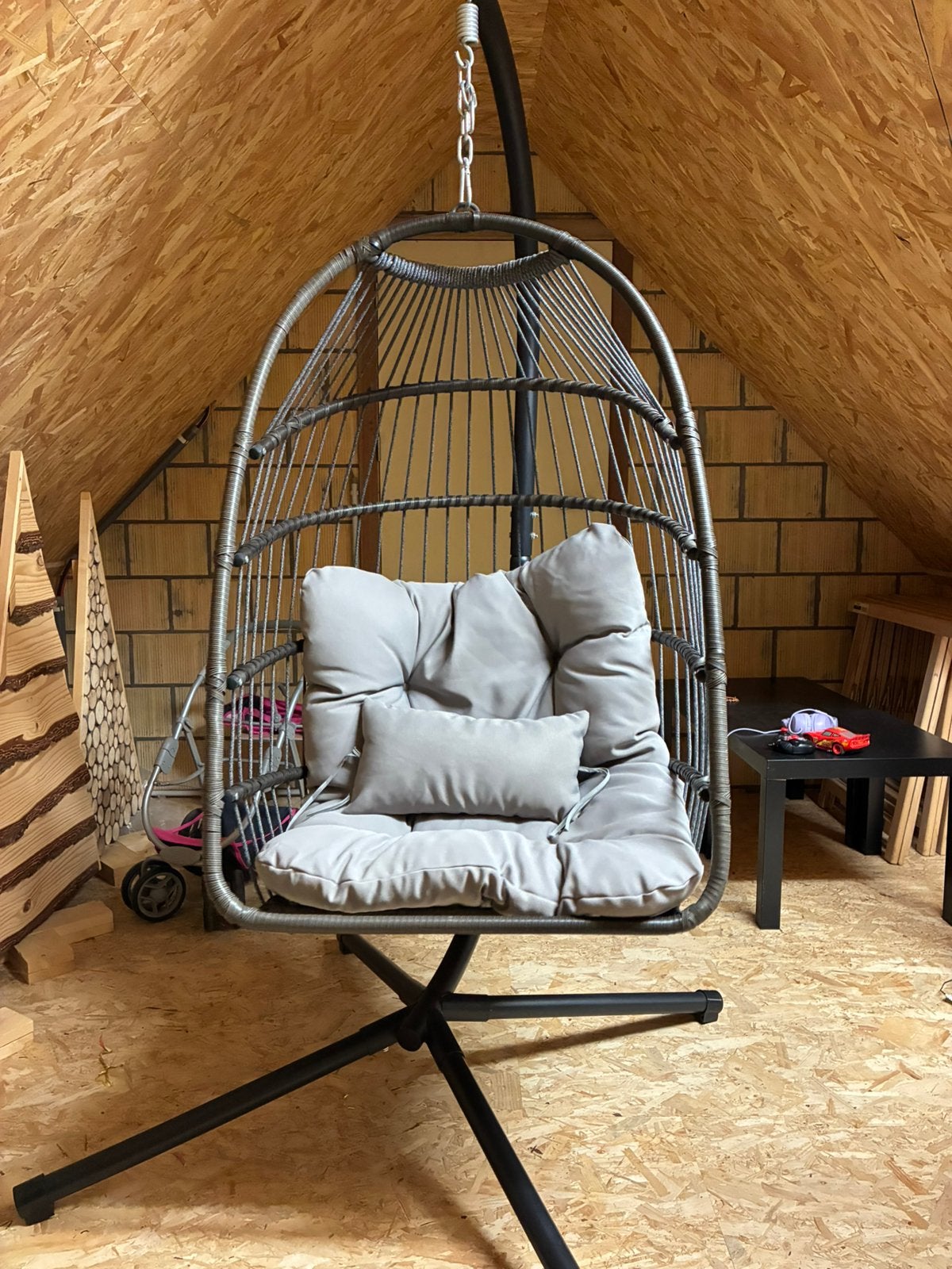 Hangstoel, Tuin en Terras, Tuinstoelen, Ophalen, Gebruikt, Aluminium