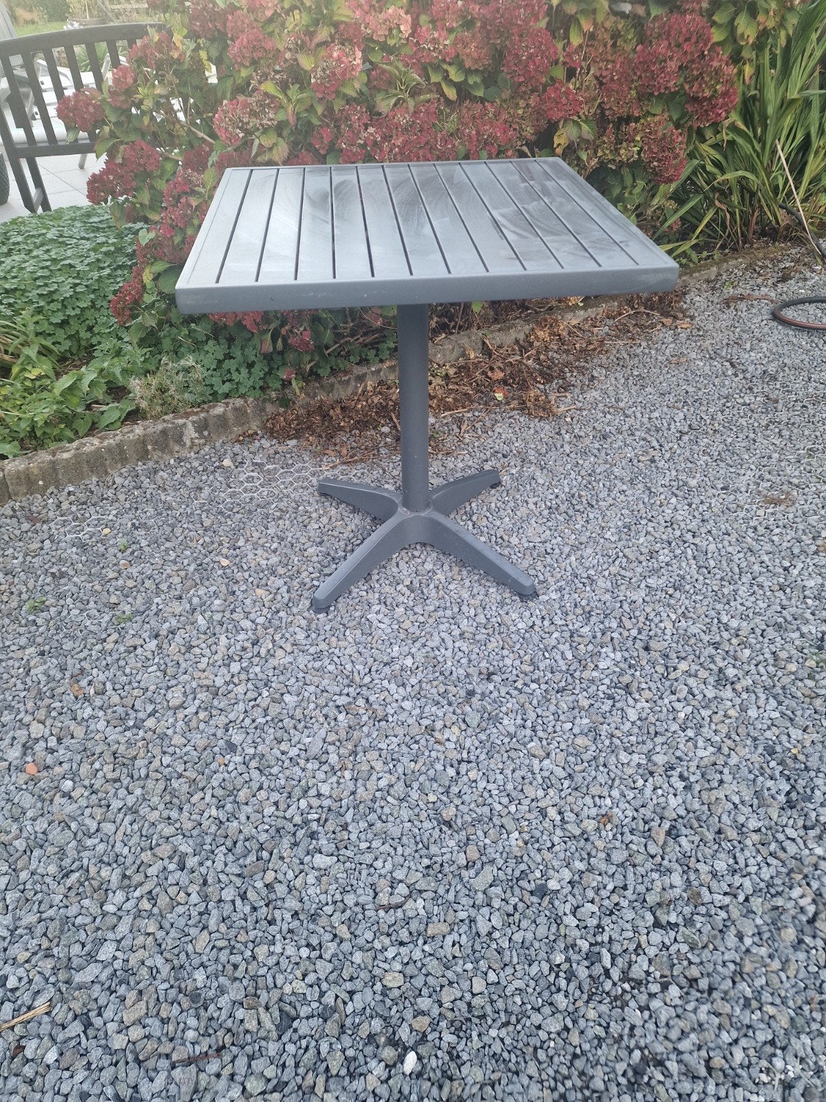 Tables de terrasse en aluminium, Enlèvement, Utilisé, Mobilier