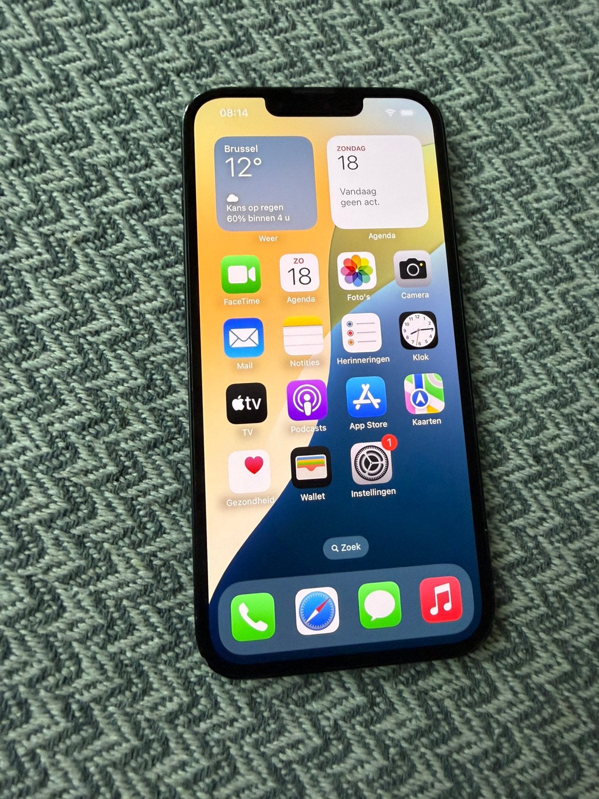 Iphone 14 128gb zwart met doos, Télécoms, 128 GB, 75 %, Enlèvement, Utilisé