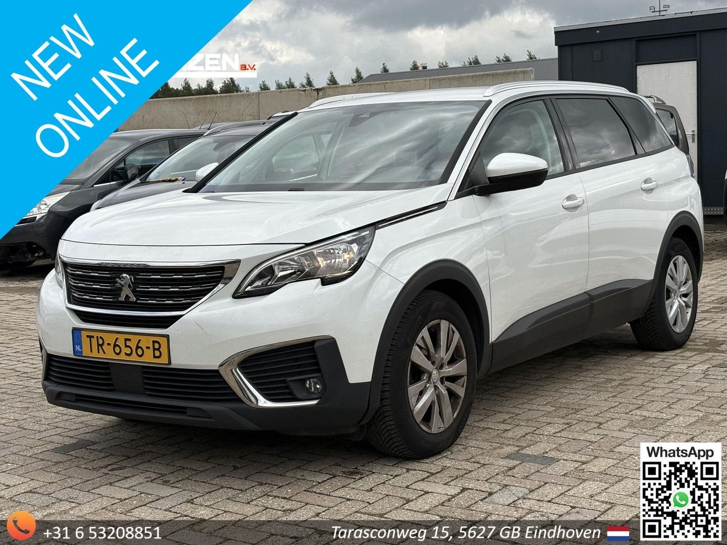 Peugeot 5008 1.2 PureTech Active Automaat | 7 Persoons | Cam, Auto's, Automaat, Wit, SUV of Terreinwagen, Parkeersensor