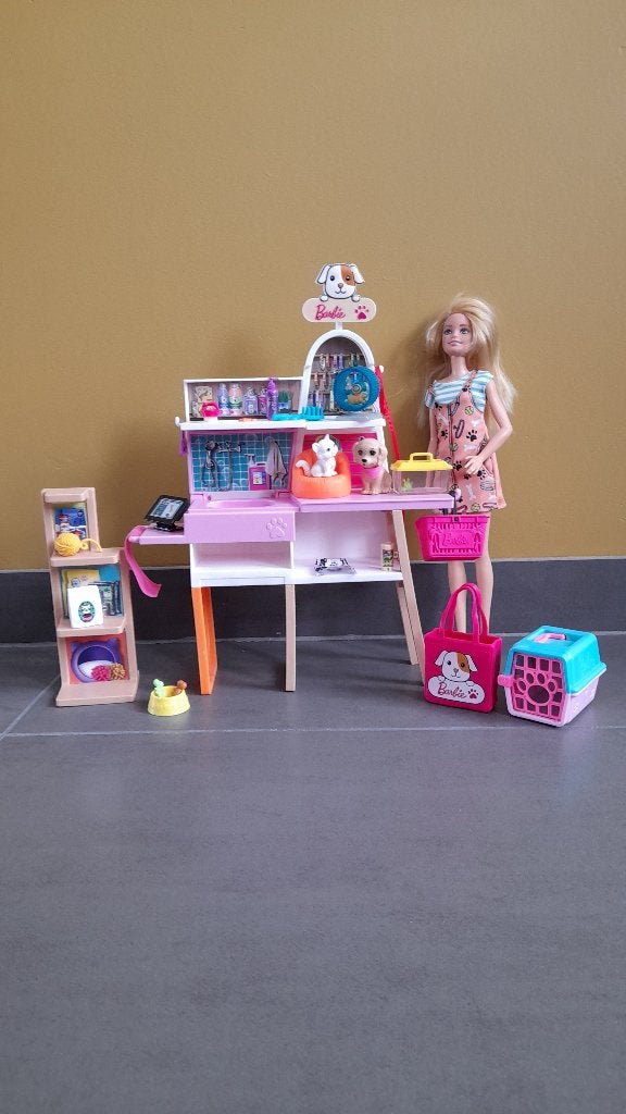 Barbie dierenwinkel, Ophalen, Zo goed als nieuw, Barbie